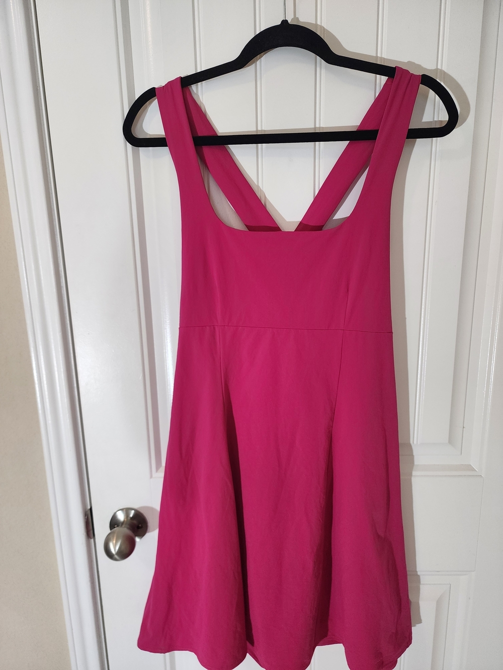 Outdoor Voices Exercise Dress Hot Pink Active Dress Skort Built-In Shorts Size L - Picture 2 of 12